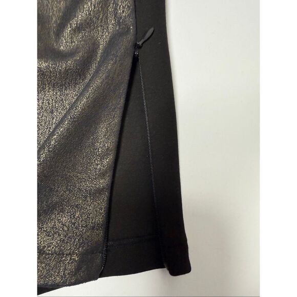 Esprit Women’s Pants Faux Leather Trim Size XL Black - Picture 2 of 15